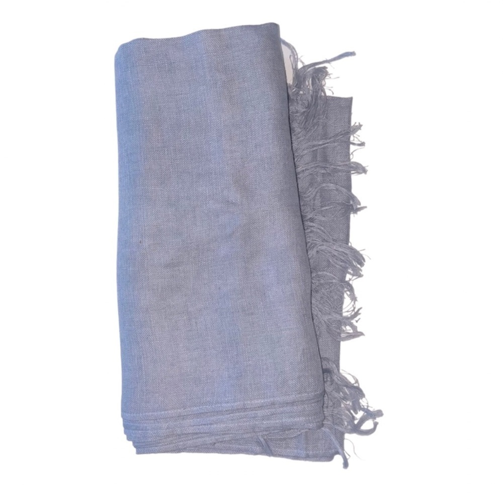 🌸 Cotton scarf light blue NWOT